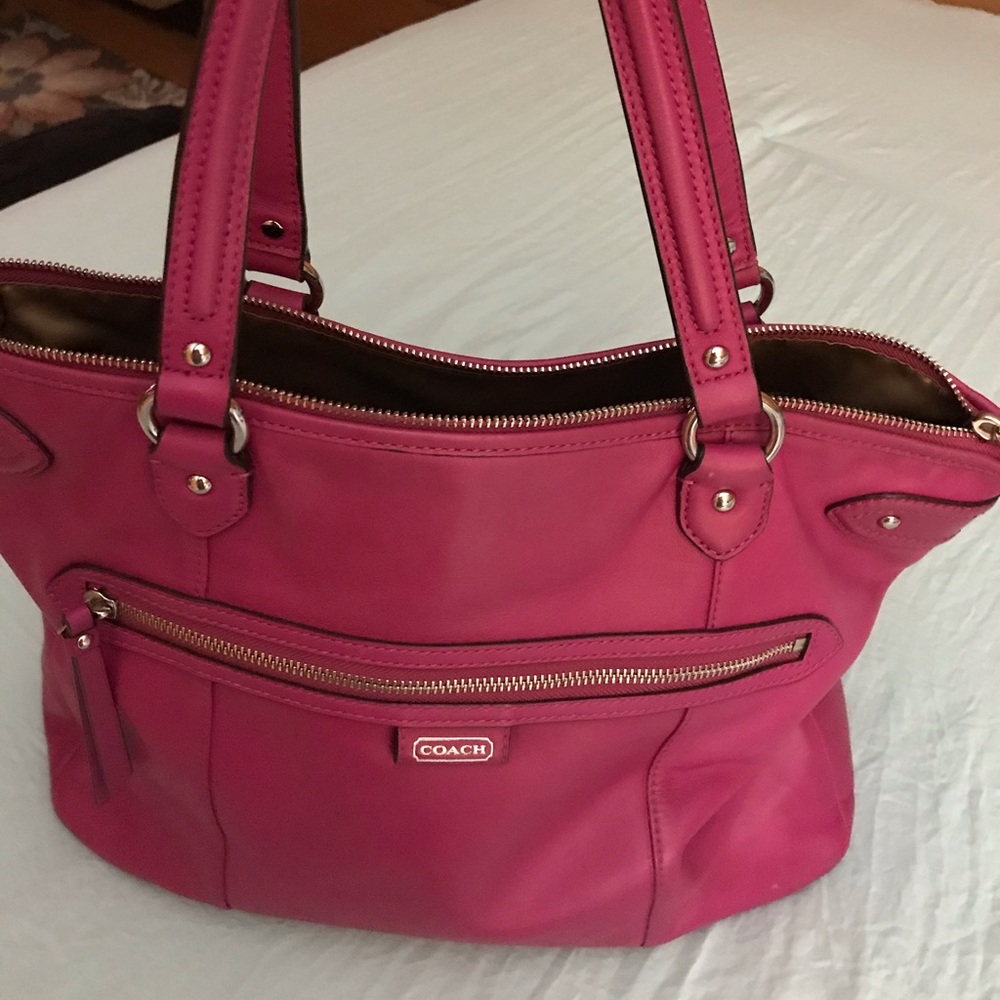Coach Fuschia purse